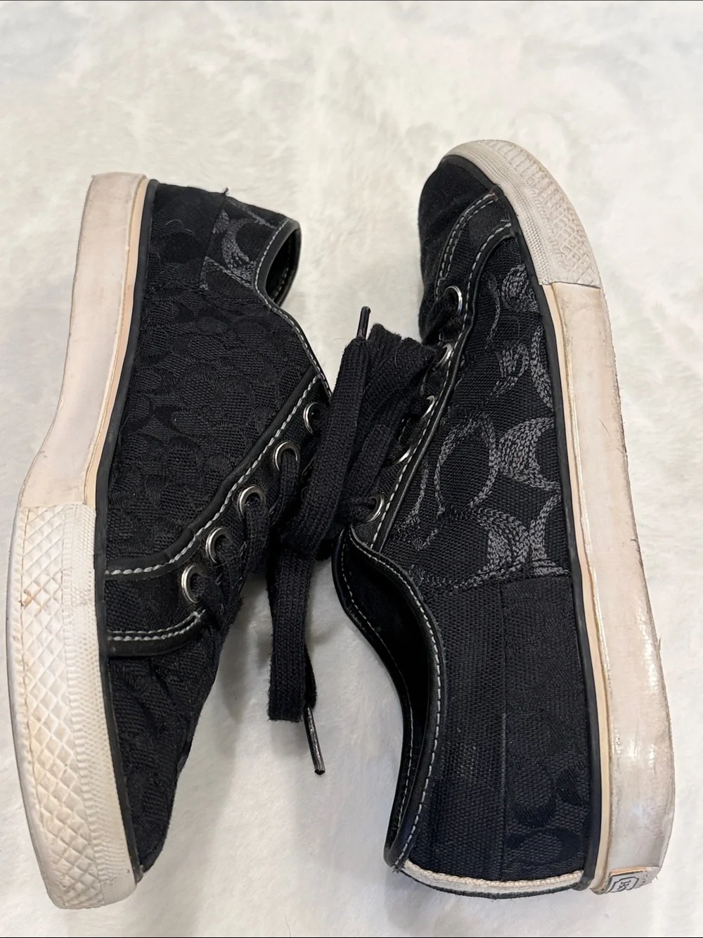 Coach black sneakers